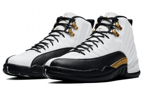 Nike Air Jordan 12 Retro Basketbalové Boty Pro Muže Bílá Černá