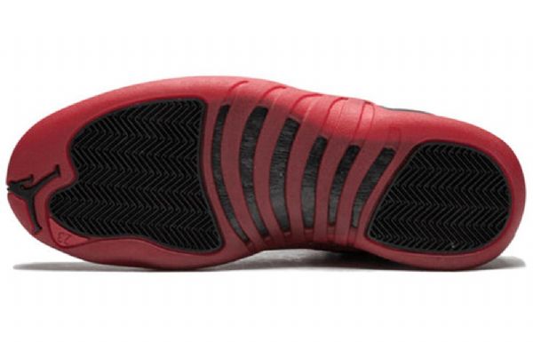 Nike Air Jordan 12 Retro Basketbalové Boty Pro Muže Černo-červené