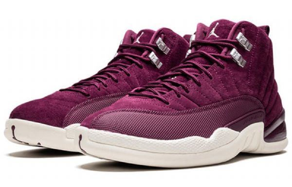 Nike Air Jordan 12 Retro Basketbalové Boty Pro Muže Vínové