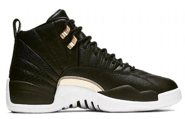 Nike Air Jordan 12 Retro Basketbalové Boty Pro Ženy Černé
