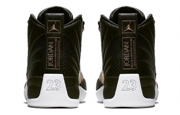 Nike Air Jordan 12 Retro Basketbalové Boty Pro Ženy Černé
