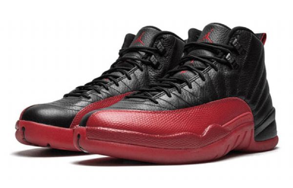 Nike Air Jordan 12 Retro Bg Basketbalová Obuv Pro Muže Černo Červená