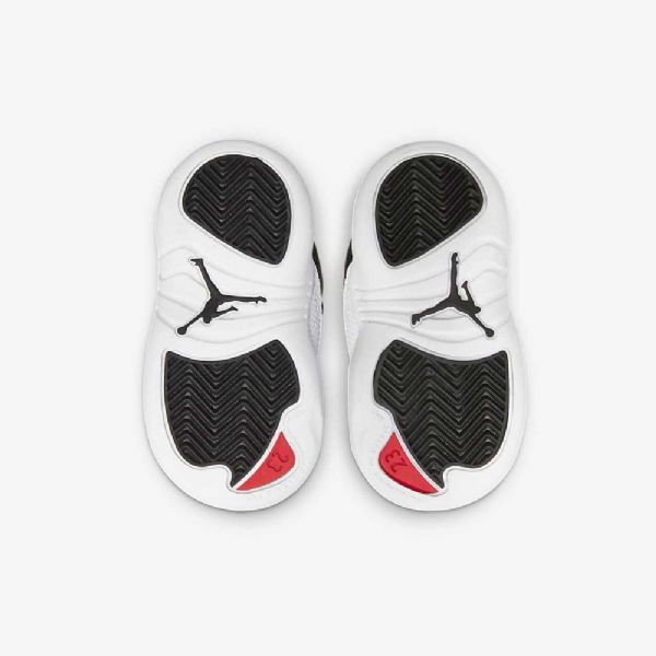 Nike Air Jordan 12 Retro Boty Pro Děti Černá Bílý Červený