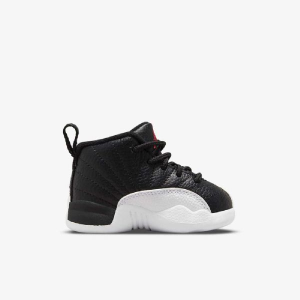 Nike Air Jordan 12 Retro Boty Pro Děti Černá Bílý Červený