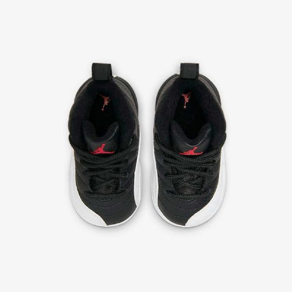 Nike Air Jordan 12 Retro Boty Pro Děti Černá Bílý Červený
