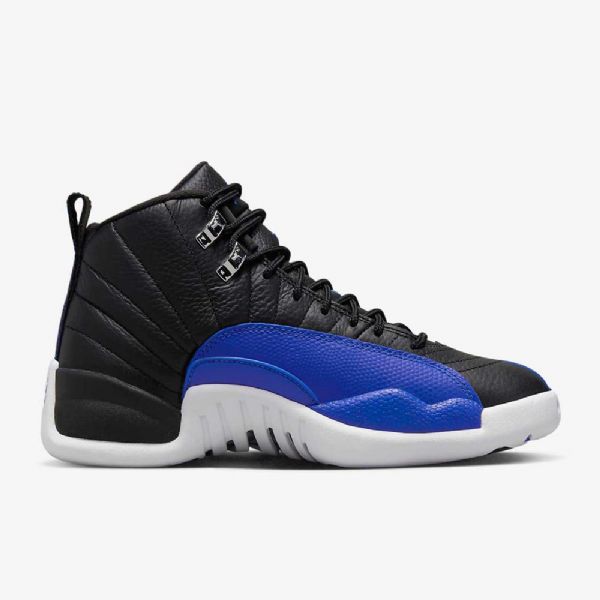 Nike Air Jordan 12 Retro Boty Pro Ženy Černá Stříbrná Bílá Královská Modrá