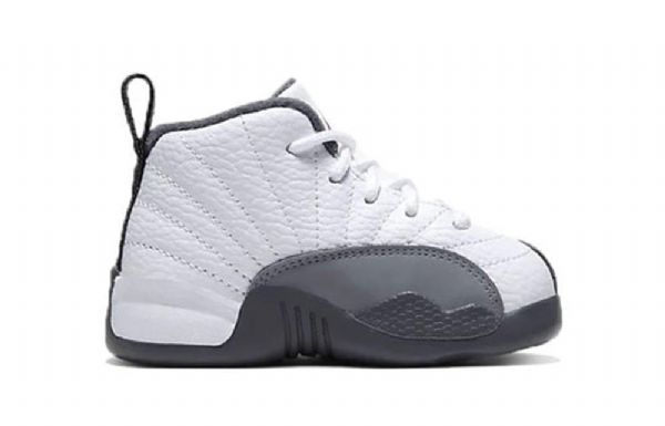 Nike Air Jordan 12 Retro Bt Basketbalové Boty Pro Děti Tmavě Šedé