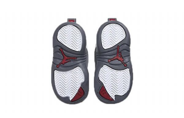Nike Air Jordan 12 Retro Bt Basketbalové Boty Pro Děti Tmavě Šedé