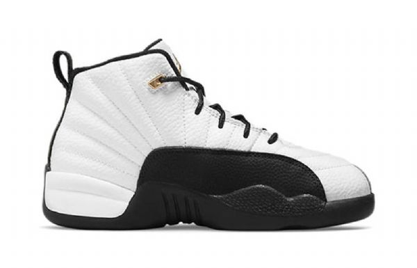 Nike Air Jordan 12 Retro Ps Basketbalové Boty Pro Muže Bílá Černá