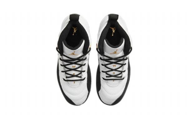 Nike Air Jordan 12 Retro Ps Basketbalové Boty Pro Muže Bílá Černá