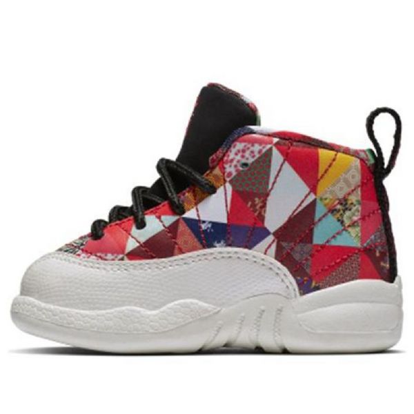 Nike Air Jordan 12 Retro Td Basketbalové Boty Pro Děti Vícebarevné