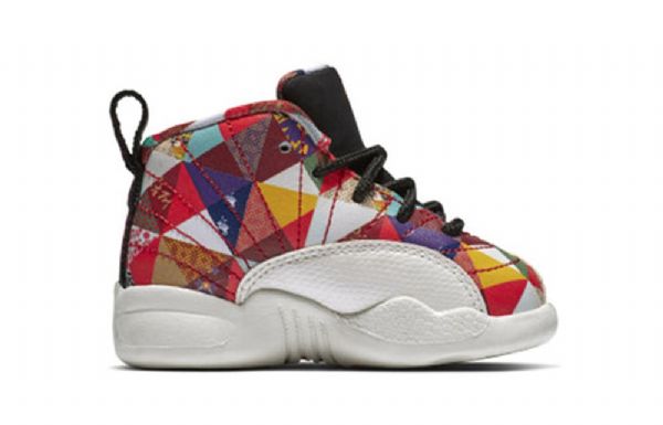Nike Air Jordan 12 Retro Td Basketbalové Boty Pro Děti Vícebarevné