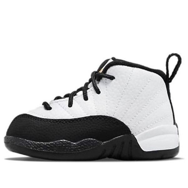 Nike Air Jordan 12 Retro Td Basketbalové Boty Pro Muže Bílá Černá