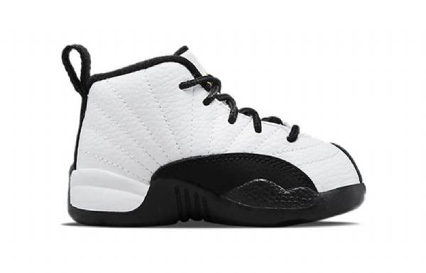 Nike Air Jordan 12 Retro Td Basketbalové Boty Pro Muže Bílá Černá