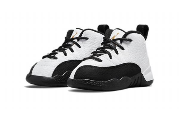 Nike Air Jordan 12 Retro Td Basketbalové Boty Pro Muže Bílá Černá