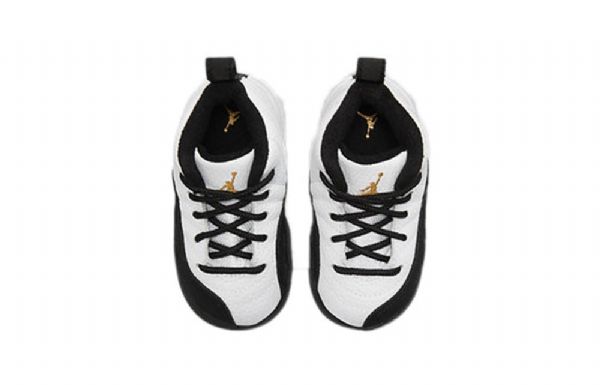 Nike Air Jordan 12 Retro Td Basketbalové Boty Pro Muže Bílá Černá