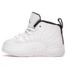 Nike Air Jordan 12 Retro Td Boty Pro Děti Bílé