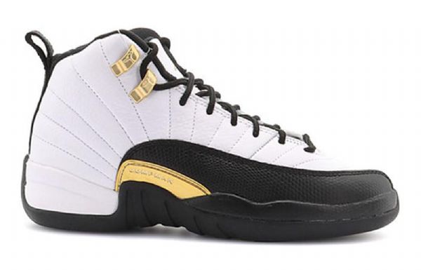 Pánské Basketbalové Boty Nike Air Jordan 12 Retro Gs Bílá Černá