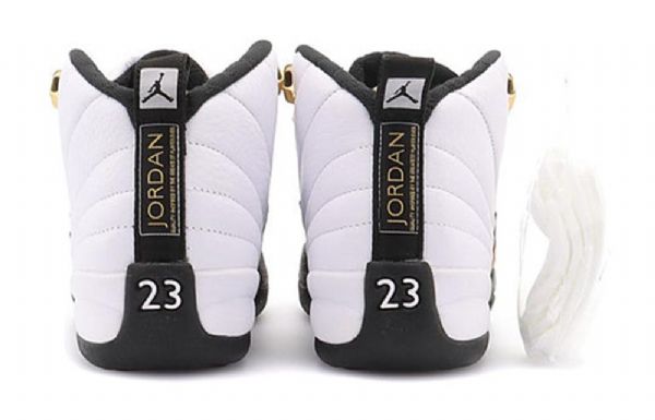 Pánské Basketbalové Boty Nike Air Jordan 12 Retro Gs Bílá Černá