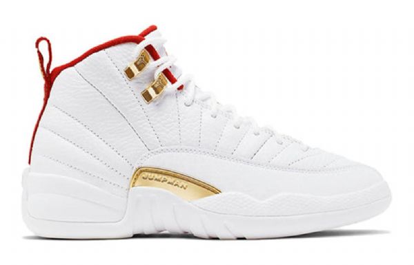 Pánské Basketbalové Boty Nike Air Jordan 12 Retro Gs Bílo Červené