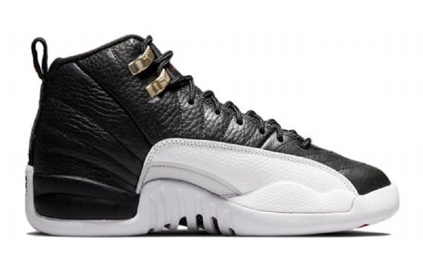 Pánské Basketbalové Boty Nike Air Jordan 12 Retro Gs Černá Šedá