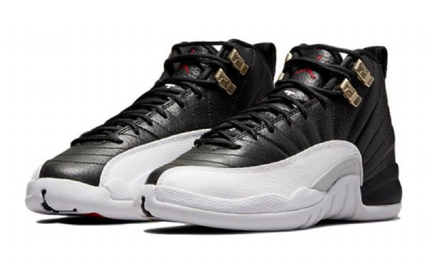 Pánské Basketbalové Boty Nike Air Jordan 12 Retro Gs Černá Šedá