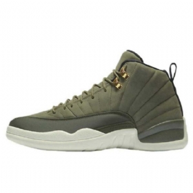 Pánské Boty Nike Air Jordan 12 Chris Paul Třídy 2003 Olivově Zelená