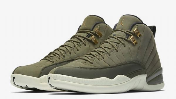 Pánské Boty Nike Air Jordan 12 Chris Paul Třídy 2003 Olivově Zelená