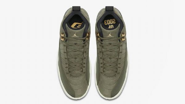 Pánské Boty Nike Air Jordan 12 Chris Paul Třídy 2003 Olivově Zelená
