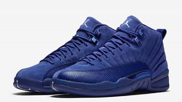 Pánské Boty Nike Air Jordan 12 Deep Premium Modrý
