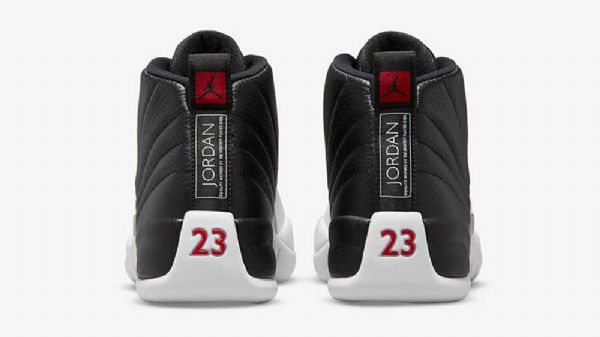 Pánské Boty Nike Air Jordan 12 Low Tops Playoffs 2022 Bílá Černá