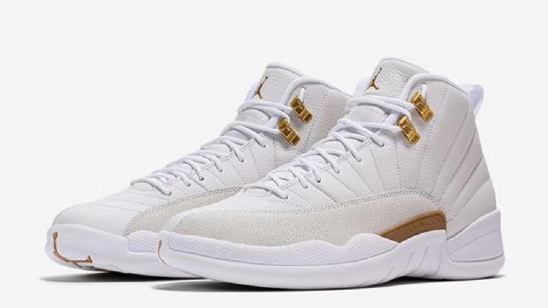 Pánské Boty Nike Air Jordan 12 Ovo Z Bílého Zlata
