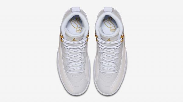 Pánské Boty Nike Air Jordan 12 Ovo Z Bílého Zlata