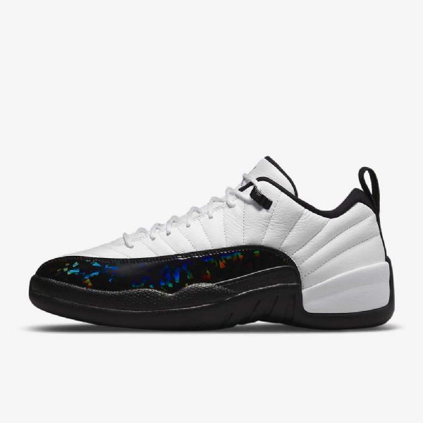 Pánské Boty Nike Air Jordan 12 Retro Low Tops Bílý Stříbrný