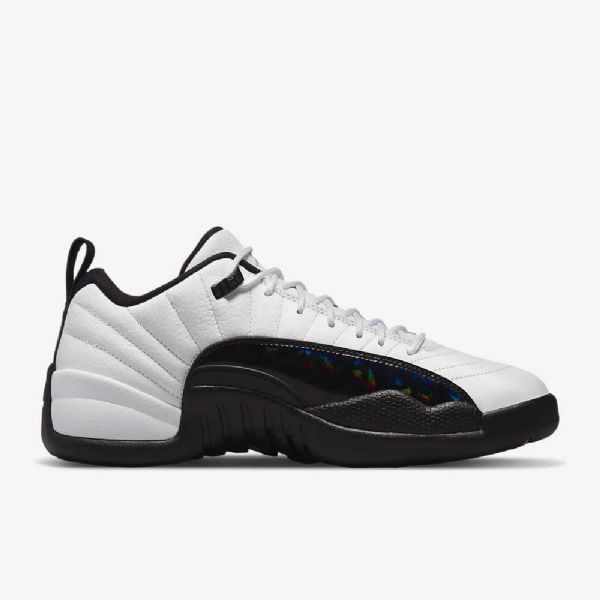 Pánské Boty Nike Air Jordan 12 Retro Low Tops Bílý Stříbrný