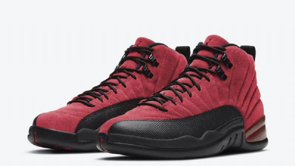 Pánské Boty Nike Air Jordan 12 Reverse Flu Game Červený Černá