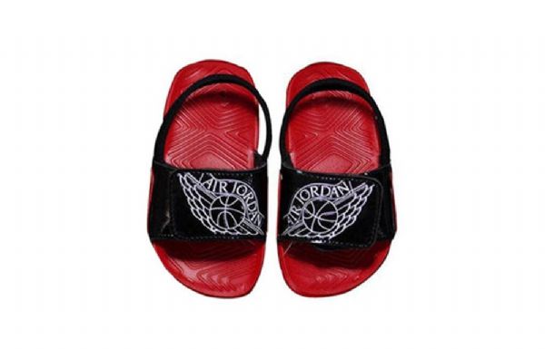 Sportovní Pantofle Nike Air Jordan Hydro 7 Velcro Slide Pro Děti Černá Červený