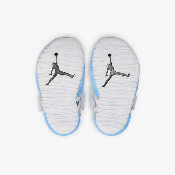 Boty Nike Air Jordan Flare Pro Děti Modrý Lemon Bílý