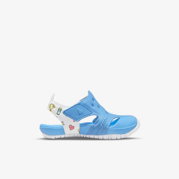 Boty Nike Air Jordan Flare Pro Děti Modrý Lemon Bílý