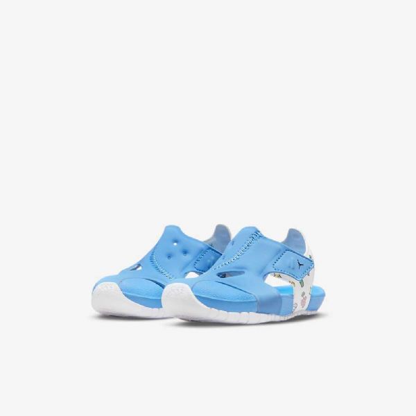 Boty Nike Air Jordan Flare Pro Děti Modrý Lemon Bílý