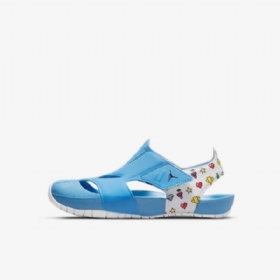 Boty Nike Air Jordan Flare Pro Děti Modrý Lemon Bílý